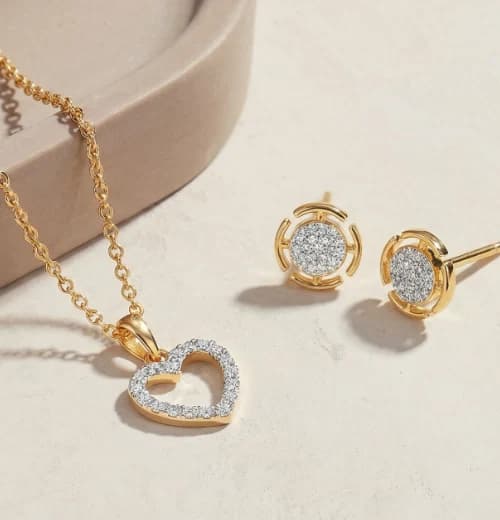 Rose Gold Diamond Necklace